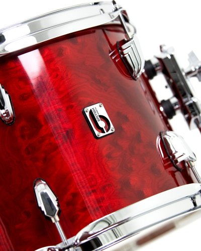 British Drum Co. LEG-22-CBUS-CLR Legend Series US Club 22 Kit. Cardinal Red (13", 16", 22")