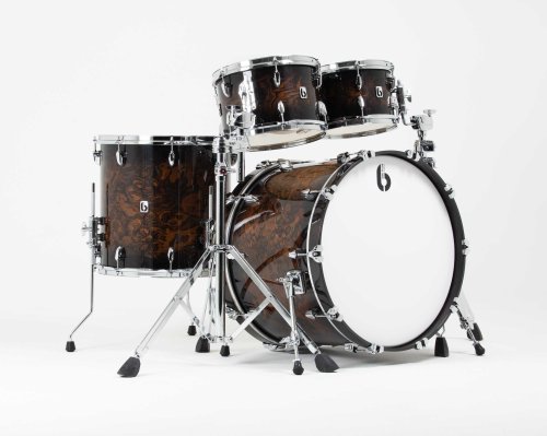 British Drum Co. LEG-22-FS-WDG Legend Series Fusion 22 Kit. Windsor Dark Ultra (10″, 12″, 16″, 22″)