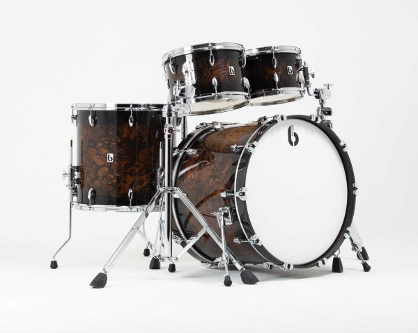 British Drum Co. LEG-22-FS-WDG Legend Series Fusion 22 Kit. Windsor Dark Ultra (10", 12", 16", 22")