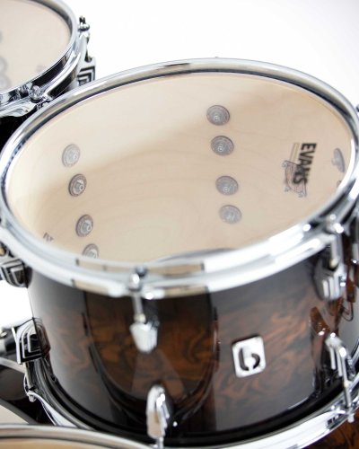 British Drum Co. LEG-22-FS-WDG Legend Series Fusion 22 Kit. Windsor Dark Ultra (10", 12", 16", 22")