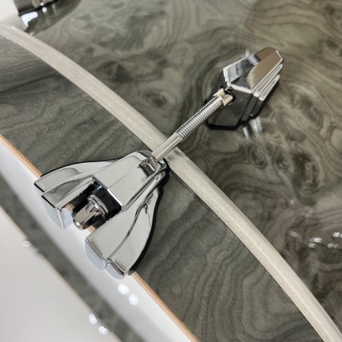 British Drum Co. LEG-22-FS-SS Legend Series Fusion 22 Kit. Sterling Silver (10", 12", 16", 22")