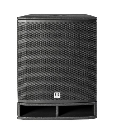 HK Audio PS 115 A 1400 watt 15in Powered Subwoofer with 24-bit DSP and Tuned Presets for LUNAR, SONAR and POLAR MK2