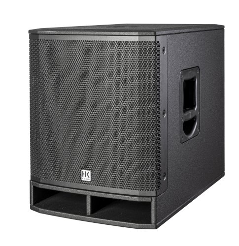 HK Audio PS 115 A 1400 watt 15in Powered Subwoofer with 24-bit DSP and Tuned Presets for LUNAR, SONAR and POLAR MK2