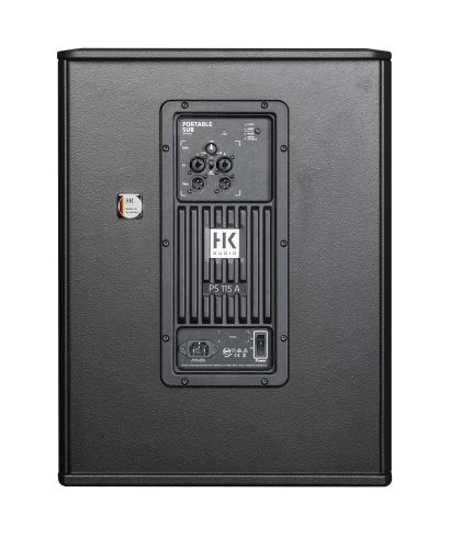 HK Audio PS 115 A 1400 watt 15in Powered Subwoofer with 24-bit DSP and Tuned Presets for LUNAR, SONAR and POLAR MK2