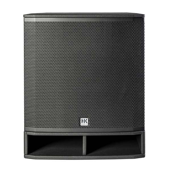 HK Audio PS 118 A 1400 Watt 18in Powered Subwoofer with 24-bit DSP and Tuned Presets for LUNAR, SONAR and POLAR MK2