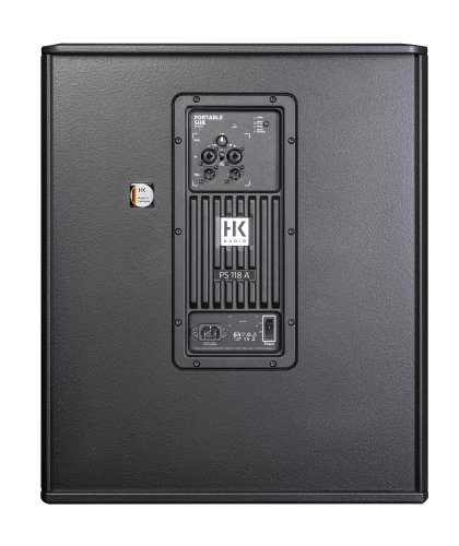 HK Audio PS 118 A 1400 Watt 18in Powered Subwoofer with 24-bit DSP and Tuned Presets for LUNAR, SONAR and POLAR MK2