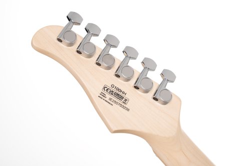 Cort G100 HH G Series Double Cutaway Electric Guitar. Open Pore Black