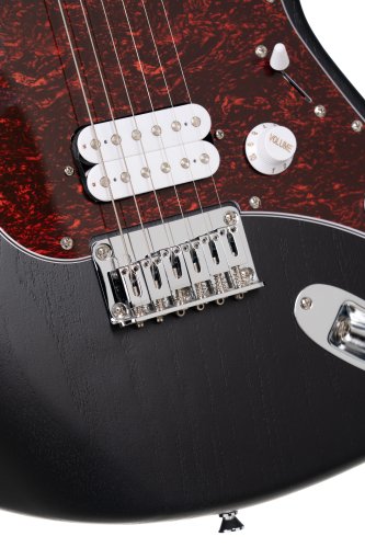 Cort G100 HH G Series Double Cutaway Electric Guitar. Open Pore Black