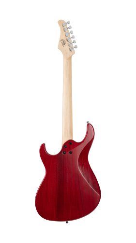 Cort G100 HH G Series Double Cutaway Electric Guitar. Open Pore Black Cherry