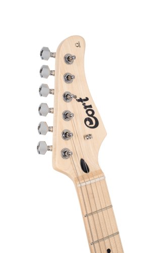 Cort G100 HH G Series Double Cutaway Electric Guitar. Open Pore Black Cherry