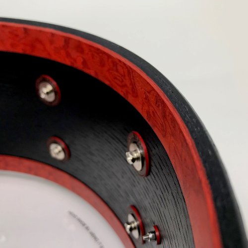 British Drum Co. ICA-14-65-SN Nicko McBrain Signature Series Icarus Black Oak Snare. 6.5" x 14"