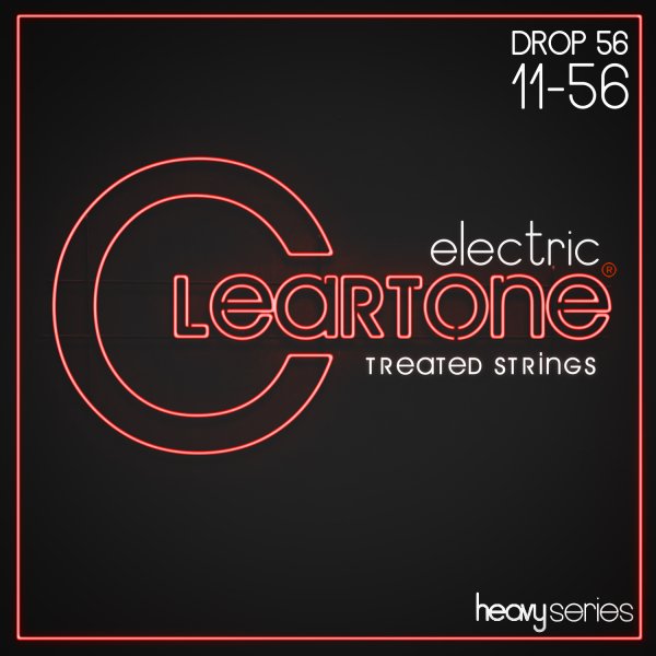 Cleartone Heavy Series Electric Guitar Strings. Drop 56 (11-56)