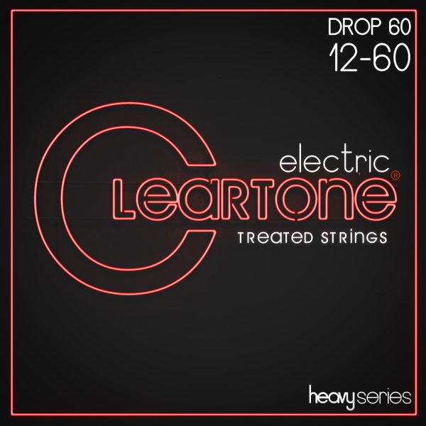 Cleartone Heavy Series Electric Guitar Strings. Drop 60 (12-60)