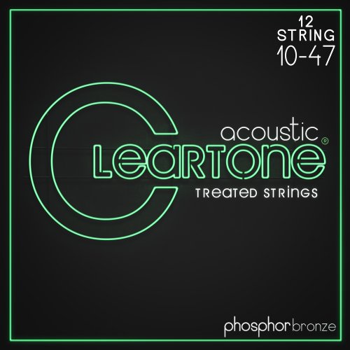 Cleartone Phosphor-Bronze 12-String Treated Acoustic Guitar Strings. Light (10-47)