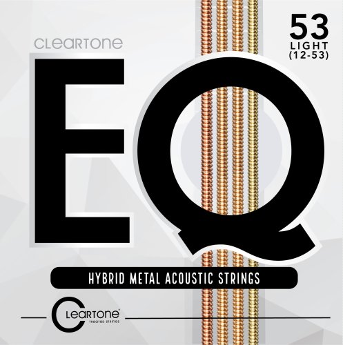 Cleartone EQ Series Hybrid Metal Treated Acoustic Guitar Strings. Light (12-53)
