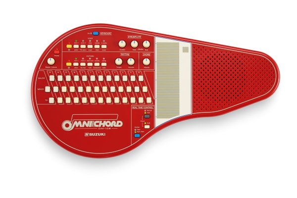 Suzuki Omnichord OM-108. Red Limited Edition