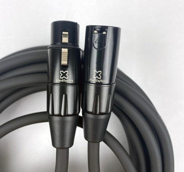 StudioFlex MC-15 BLK High Definition Microphone Cable 15FT / 4.5M