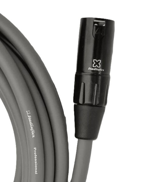 StudioFlex UX-50-GRY Ultra XLR Silver Core Cable 50FT / 15M