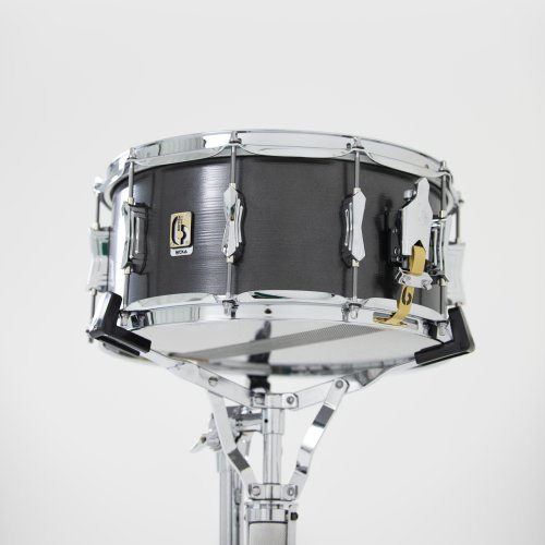 British Drum Co. TAL-14-65-SN Nicko McBrain Signature Series Talisman Steel Snare. 6.5" x 14"
