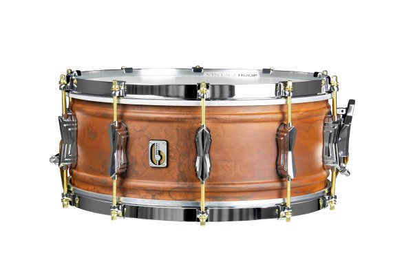 British Drum Co. FB-14-60-SN Firebird Series Copper Over Brass Snare. 6" x 14"