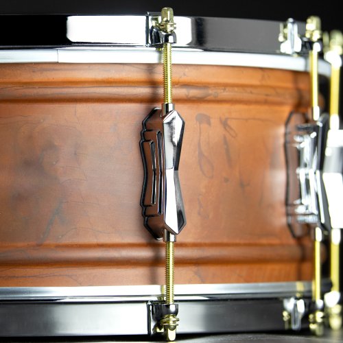 British Drum Co. FB-14-60-SN Firebird Series Copper Over Brass Snare. 6" x 14"