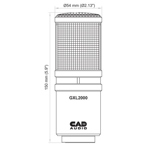 CAD GXL2000 Side-Address Studio Condenser Microphone