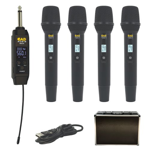 CAD WX54 Four-Channel Wireless Handheld Microphone System