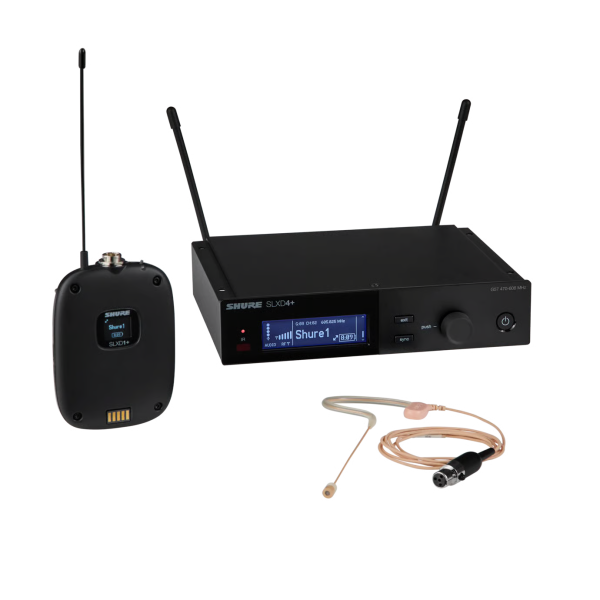 Shure SLXD14+/153T-G57 SLXD Plus Bodypack Dig System with MX153T Lav Freq G57