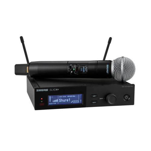 Shure SLXD24+/58-G57 SLXD Plus Handheld Dig System with SM58 Tx Freq G57