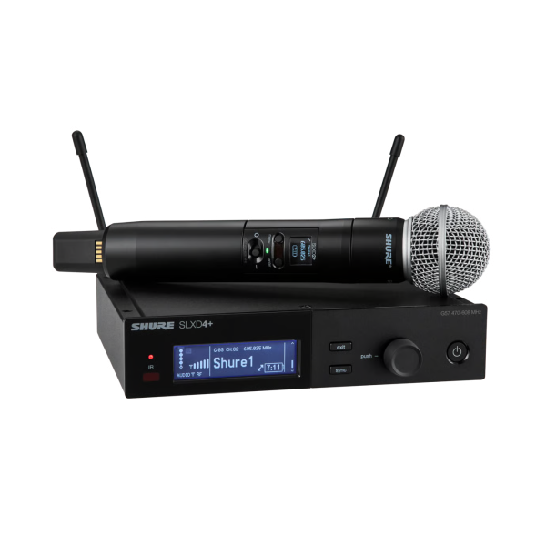 Shure SLXD24+/58-G57 SLXD Plus Handheld Dig System with SM58 Tx Freq G57