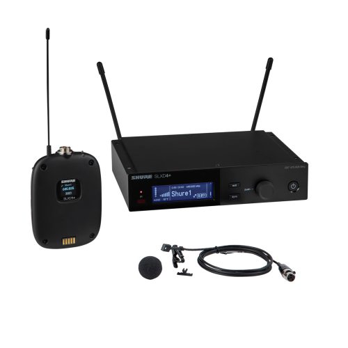 Shure SLXD14+/93-G57 SLXD Plus Bodypack Dig System with WL93 Lav Freq G57