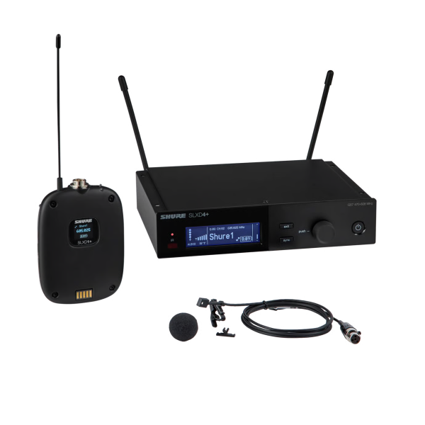 Shure SLXD14+/93-G57 SLXD Plus Bodypack Dig System with WL93 Lav Freq G57