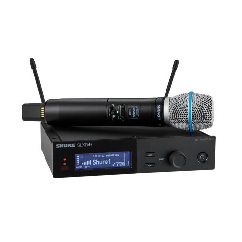 Shure SLXD24+/B87A-G57 SLXD Plus Handheld Dig System with Beta87A Tx Freq G57
