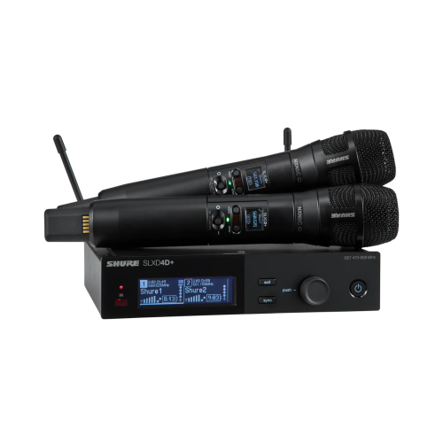 Shure SLXD24D+/N8C-G57 SLXD Plus Dual HH Dig System with two N8CB Tx Freq G57