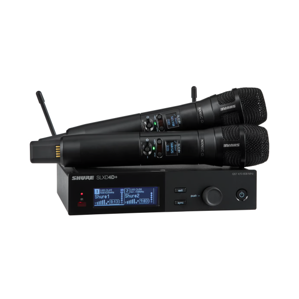Shure SLXD24D+/N8C-G57 SLXD Plus Dual HH Dig System with two N8CB Tx Freq G57