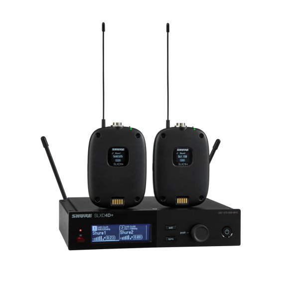 Shure SLXD14D+-G57 SLXD Plus Bodypack Dig Dual System Freq G57