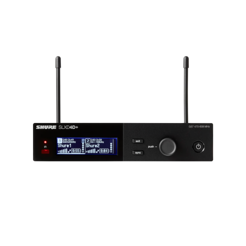 Shure SLXD4D+=-G57 SLXD Plus Dual Wireless Dig Rx Freq G57