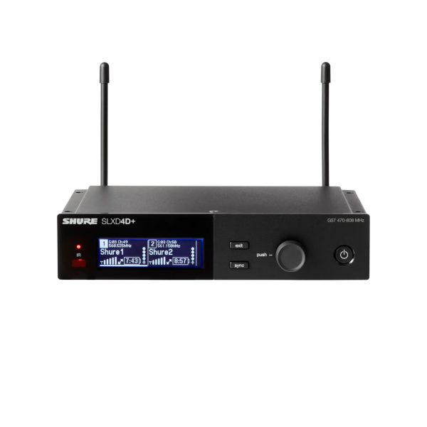 Shure SLXD4D+=-G57 SLXD Plus Dual Wireless Dig Rx Freq G57