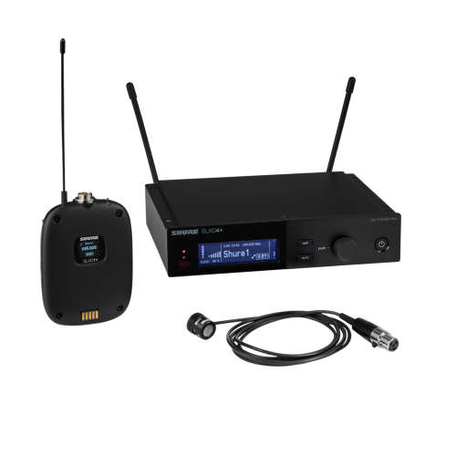 Shure SLXD14+/85M-G57 SLXD Plus Bodypack Dig System with WL185M Lav Freq G57