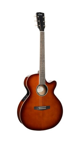 Cort Exotic Series SFX Myrtle Acoustic Electric Guitar. Sunburst Finish