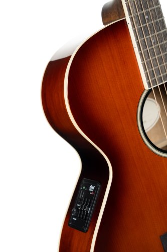 Cort Exotic Series SFX Myrtle Acoustic Electric Guitar. Sunburst Finish