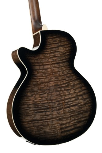 Cort Exotic Series SFX Ash Acoustic Electric Guitar. Black Finish