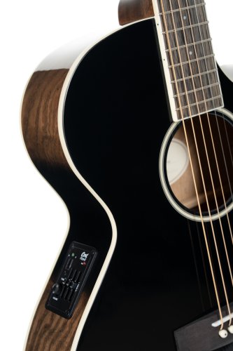 Cort Exotic Series SFX Ash Acoustic Electric Guitar. Black Finish