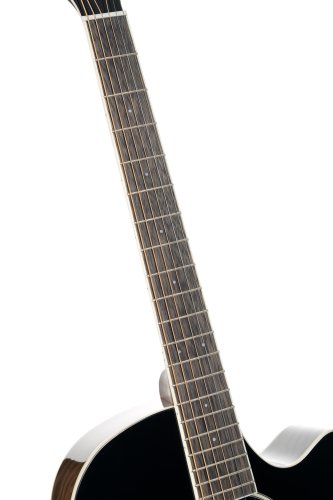 Cort Exotic Series SFX Ash Acoustic Electric Guitar. Black Finish
