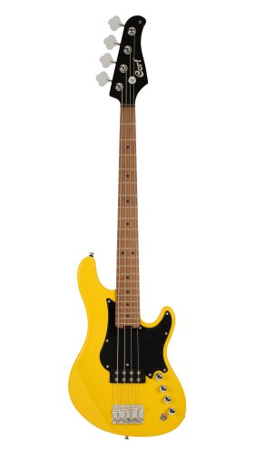 Cort GB Short Scale Bass Guitar w/Gig-bag. Yellow Crush
