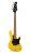 Cort GB Short Scale Bass Guitar w/Gig-bag. Yellow Crush