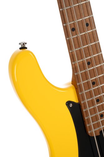 Cort GB Short Scale Bass Guitar w/Gig-bag. Yellow Crush