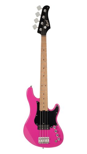 Cort GB Short Scale Bass Guitar w/Gig-bag. Fandango Purple