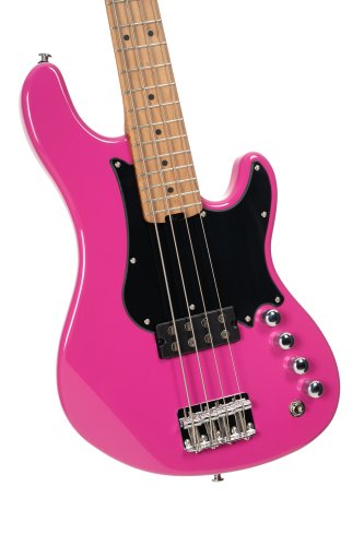 Cort GB Short Scale Bass Guitar w/Gig-bag. Fandango Purple