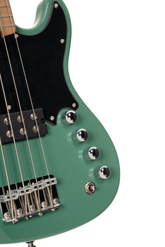 Cort GB Short Scale Bass Guitar w/Gig-bag. Forest Green